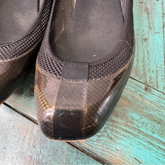 ADIDAS By Stella McCartney Black Ballerina Flats Size 9 - Picture 4 of 15